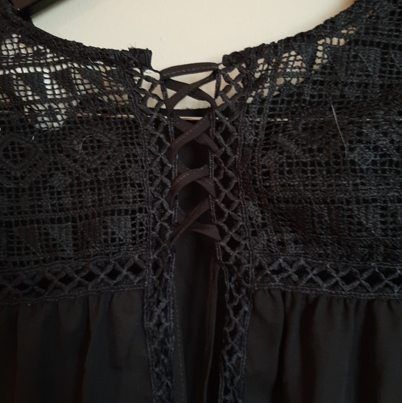 Sheer black blouse - Picture 2 of 4